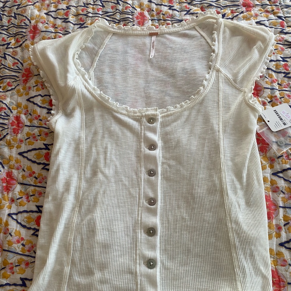 Free people white top